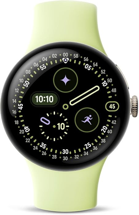 Google Pixel Watch 4 (41mm) - Smartwatch - Lemongrass Active Band - Wi-Fi | Amazon (US)
