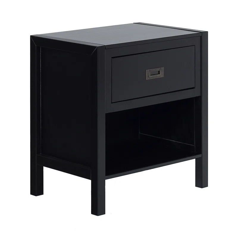Hivernage 1-Drawer Solid Wood Nightstand | Wayfair North America