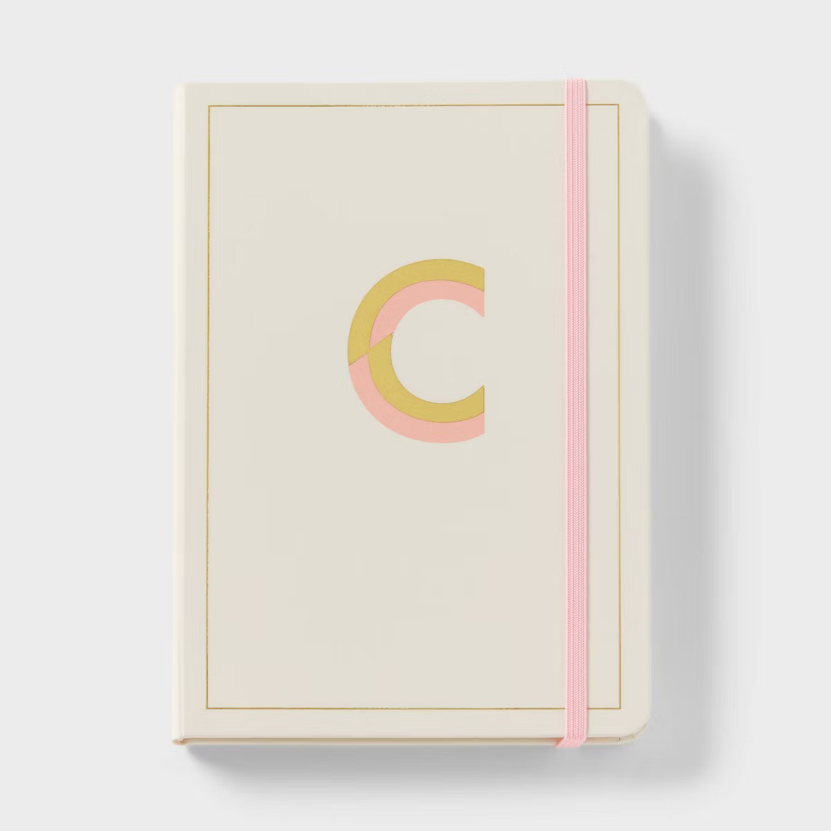 192pg College Ruled Journal 5"x7" Cream Monogram C - Opalhouse™ | Target