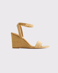 Women's Ankle-Strap Wedge Sandals | Women's Shoes | Abercrombie.com | Abercrombie & Fitch (US)