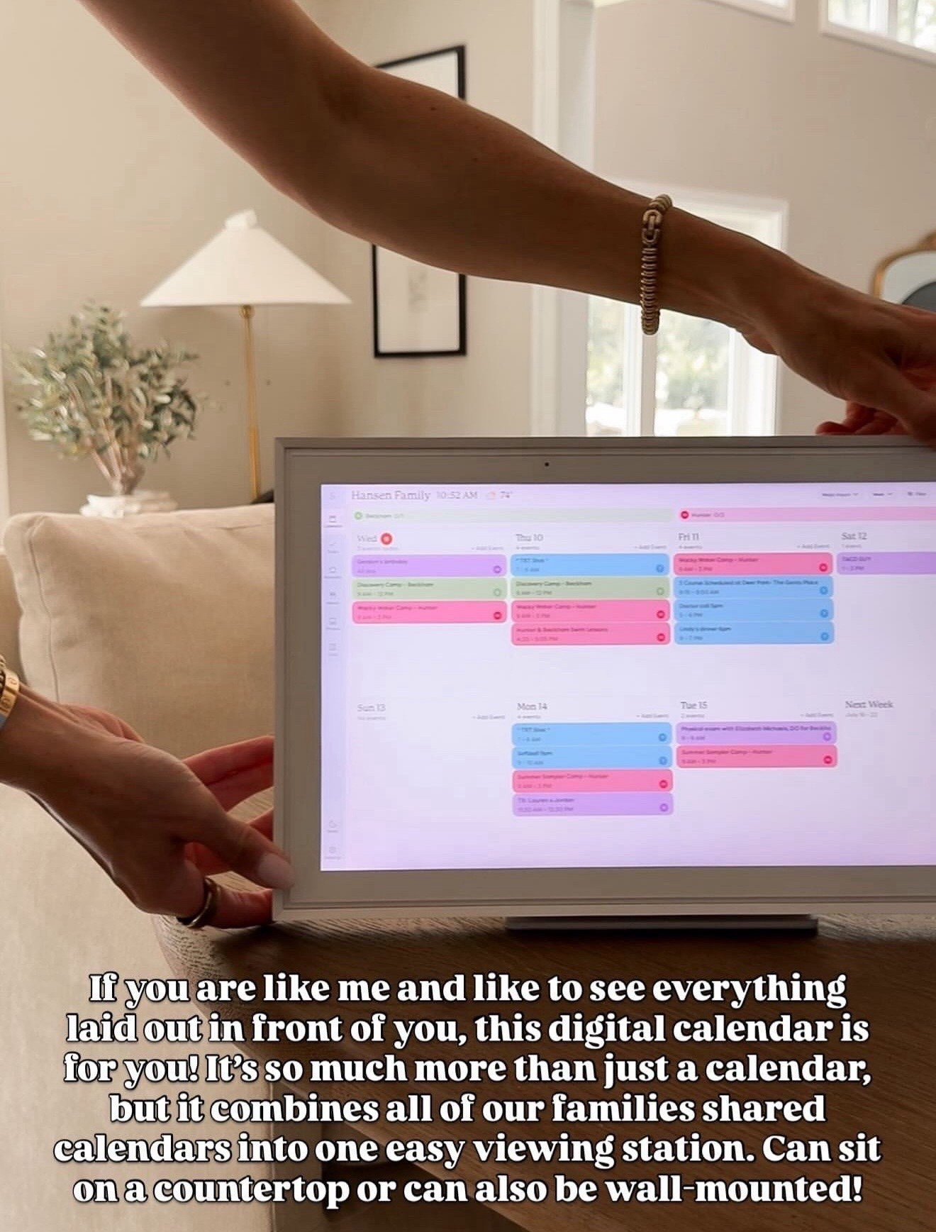 BLACK FRIDAY DEAL!! The skylight calendar has been a game changer for our family. It displays everything by day, week, months, and there are so many other features that are amazing for staying organized!! it sinks directly with your phones calendar so you don’t have to manually enter anything! It’s currently $70 off for BFCM!! 

#LTKSaleAlert #LTKCyberWeek