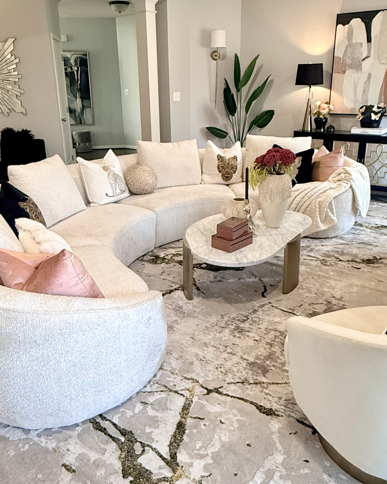 Elevated everyday living. Shop my family room. 
