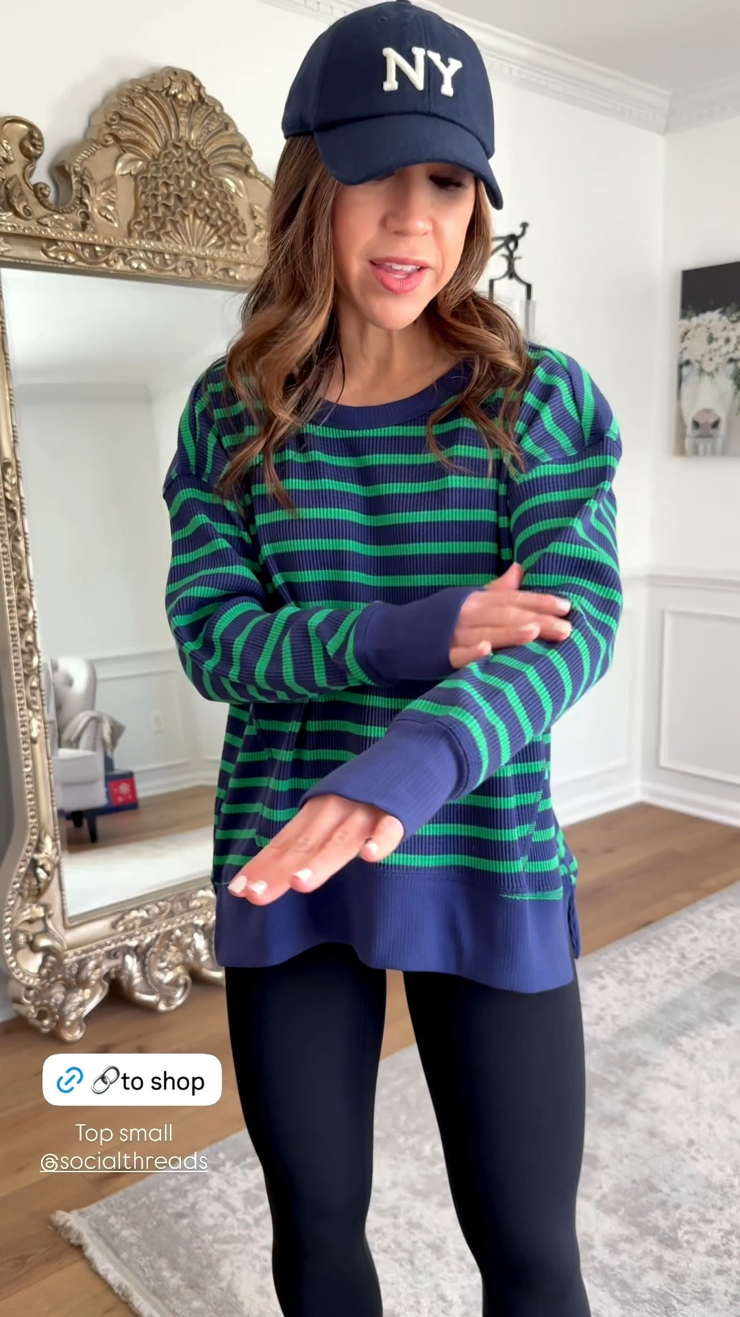 Small top. Legging small short. Sneakers TTS.

#LTKFindsUnder100 #LTKOver40