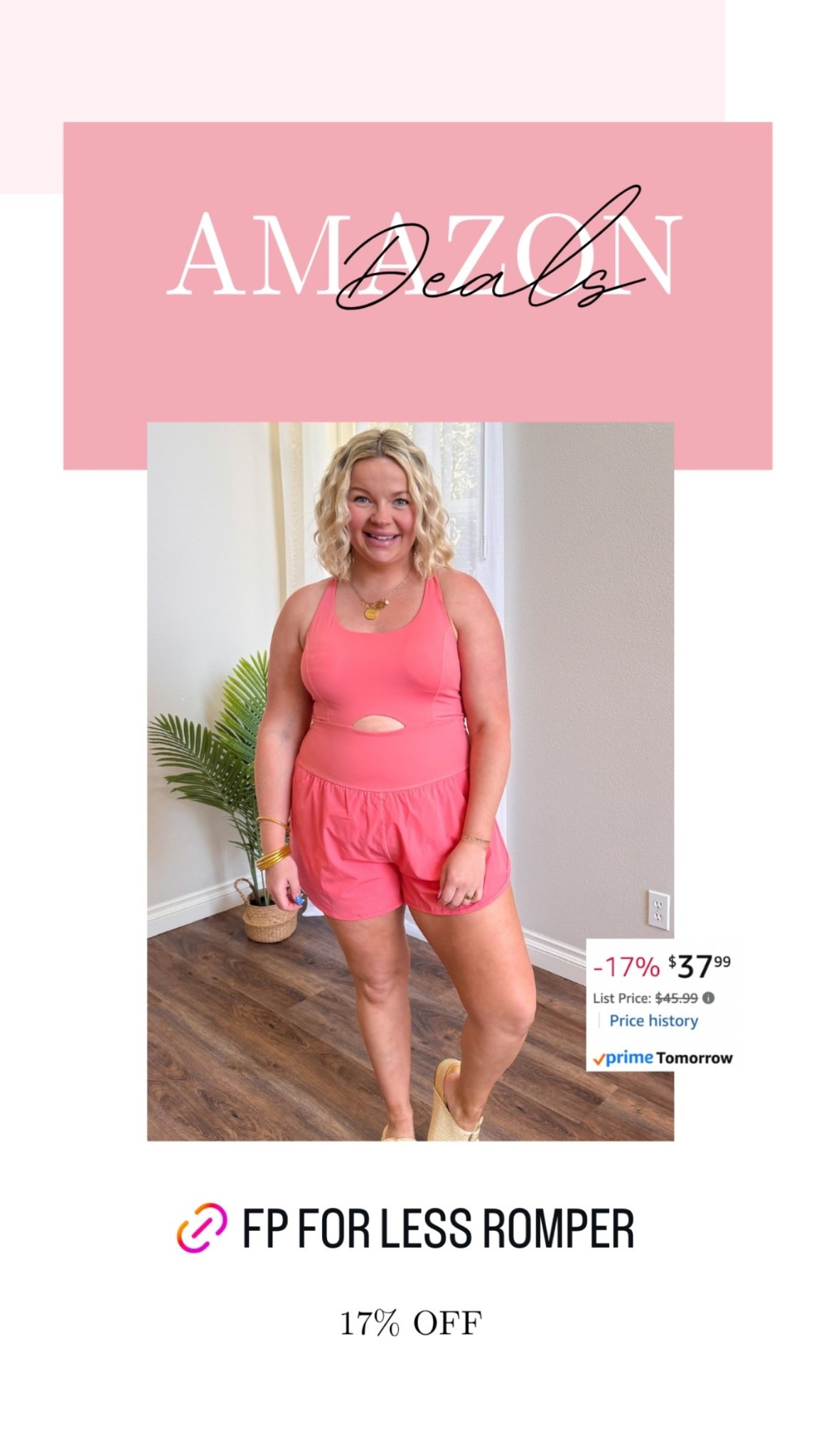 Cute athletic romper on deal! Looks like FP! 

#LTKActive #LTKMidsize #LTKSaleAlert