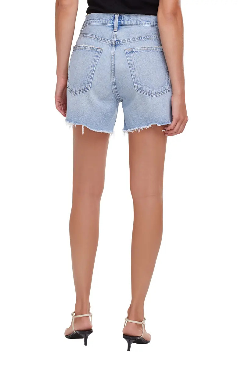 Parker Long Organic Cotton Denim Shorts | Nordstrom
