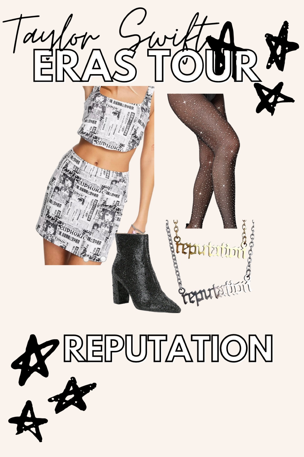 Extra Extra… 🗞 The reputation era is EXTRA. But in the best of ways! Taylor Swift Eras Tour concert outfit approved. 

Your fellow Swiftie girlfriends will know exactly what Era you claim.🐍

Linked similar necklace choices. The ones pictured are from ResinRina online.✨ She makes the BEST gifts for the Swiftie in your life. I love shopping small when I can! 

#LTKshoecrush #LTKGiftGuide #LTKunder50