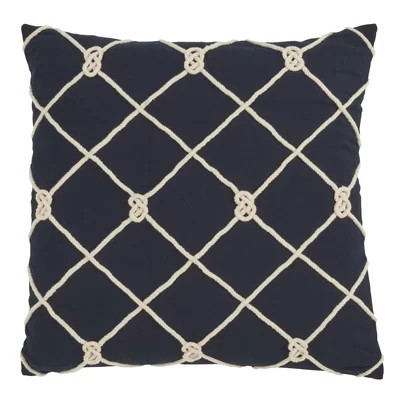 Corda Di Mare Cotton Down Indoor / Outdoor Geometric Throw Pillow | Wayfair North America