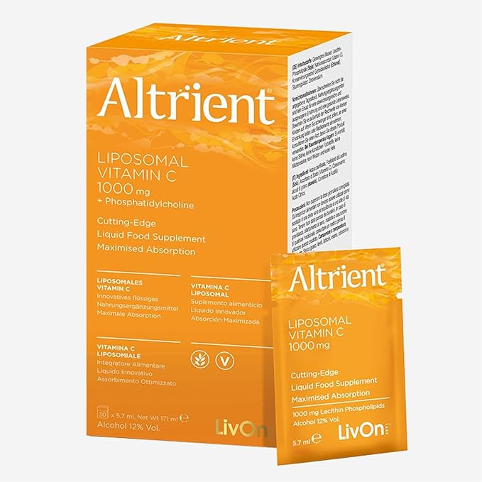 Altrient Liposomal Vitamin C | 1000 mg High Absorption Liquid Sachets | 30 Servings | Suitable fo... | Amazon (UK)