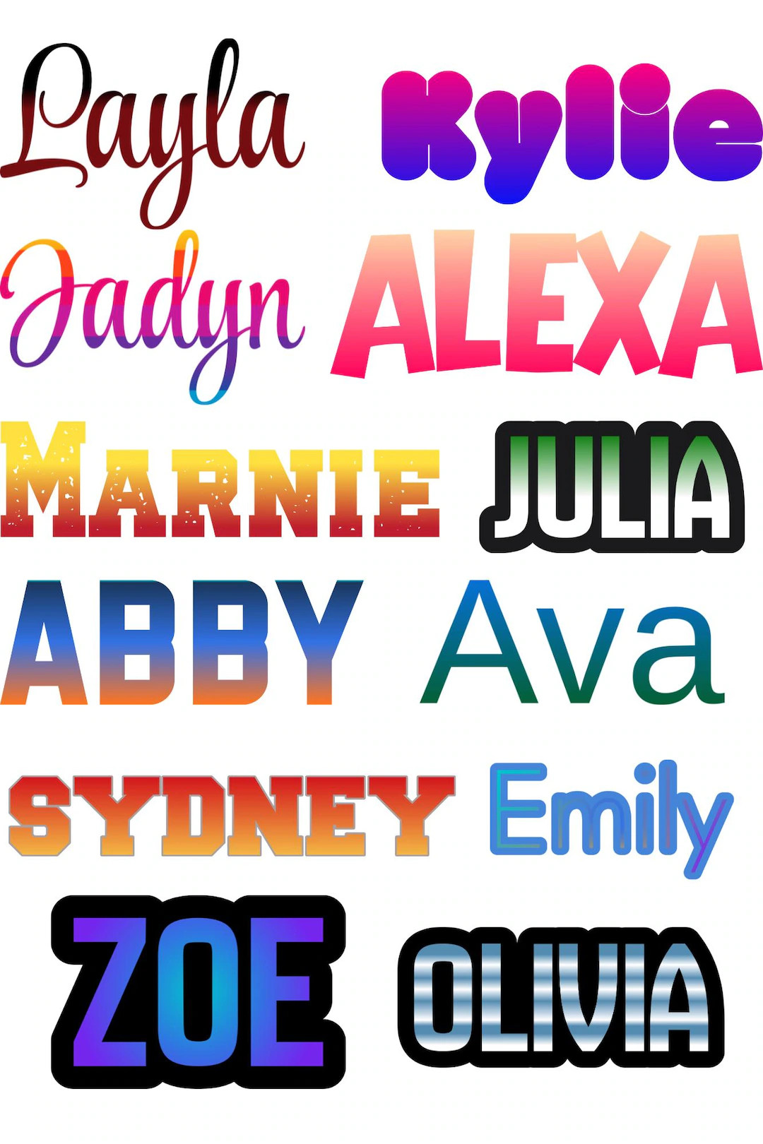 Custom Name Stickers | Waterproof Camp Bunk Decals for Trunks, Bottles | Etsy (Global)