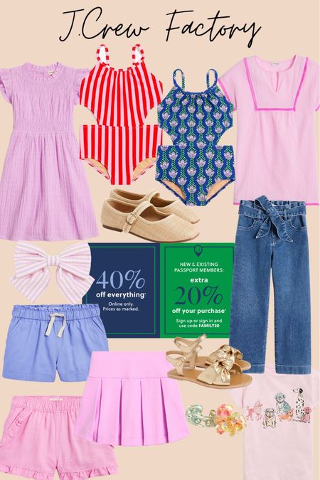 J.Crew Factory 60% off sale - use code family20 at checkout to add the 20% off to the already 40% off Sitewide sale. All my favorite toddler + little girl picks.



#LTKsalealert #LTKkids #LTKfamily