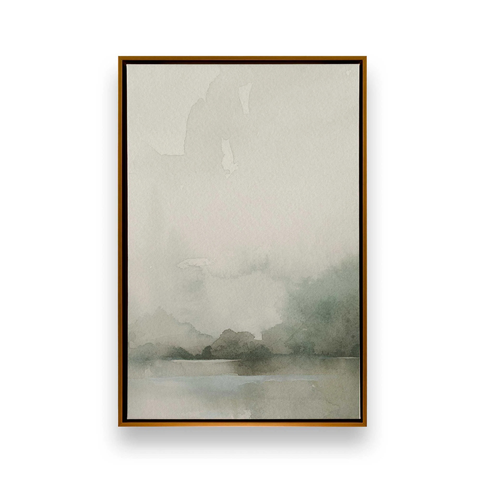 Muted Green Tranquility II Canvas Print | Wayfair North America