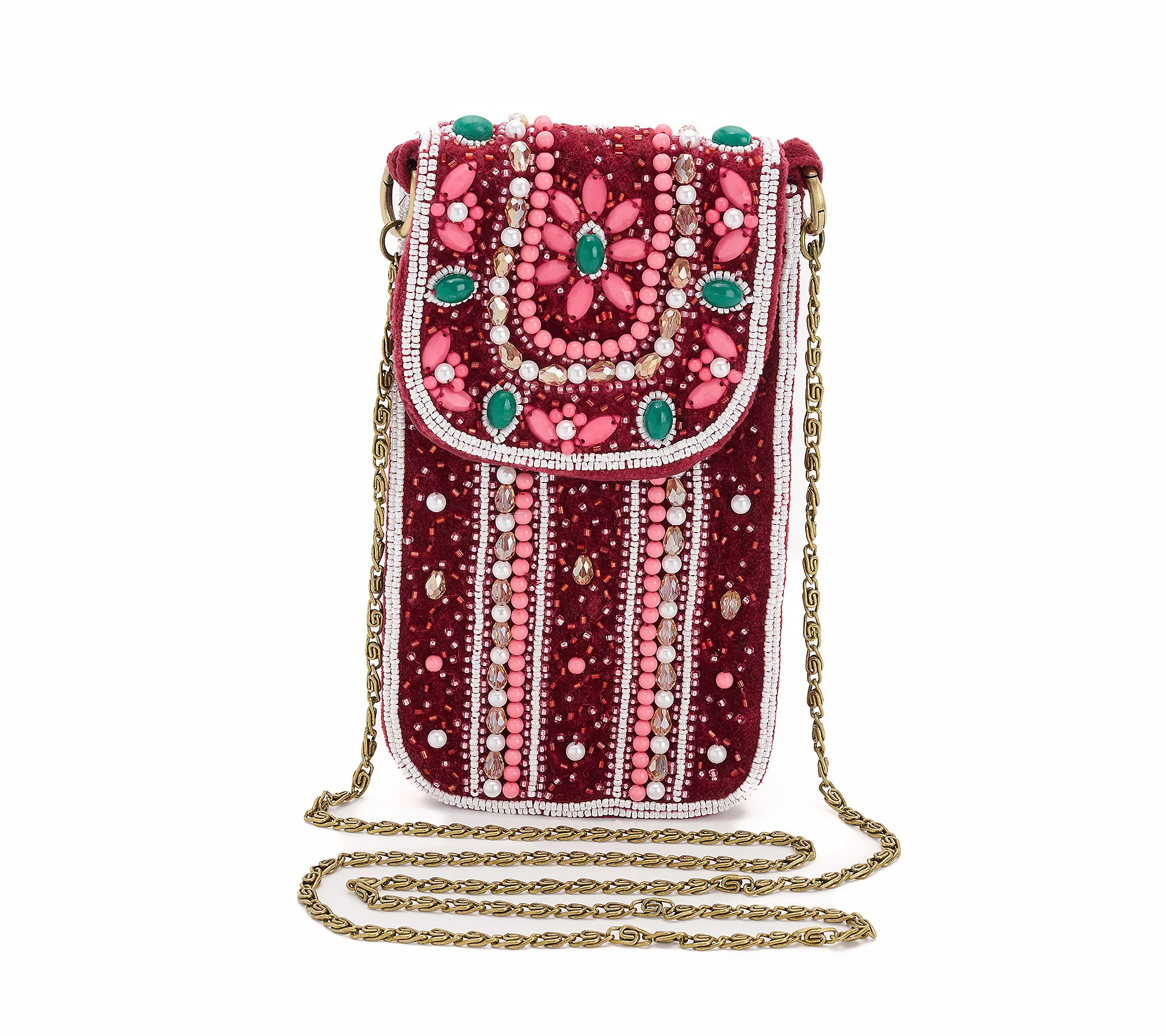 America & Beyond Embellished Mobile Phone Bag | QVC