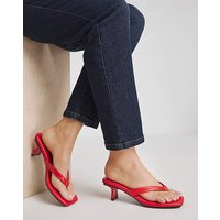 Toe Post Kitten Heel Ex Wide | Simply Be (UK)
