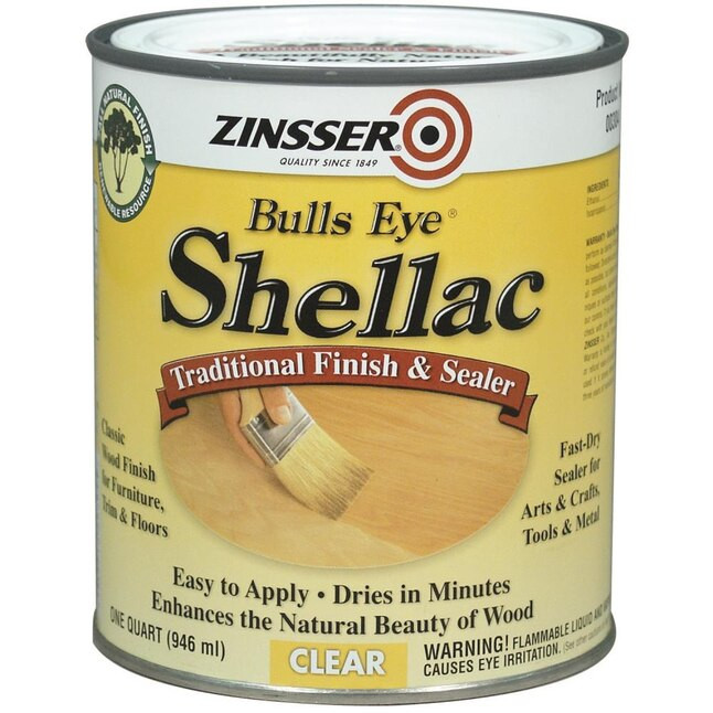 Zinsser Bulls Eye Clear Flat Alcohol-based Shellac (1-quart) | Lowe's