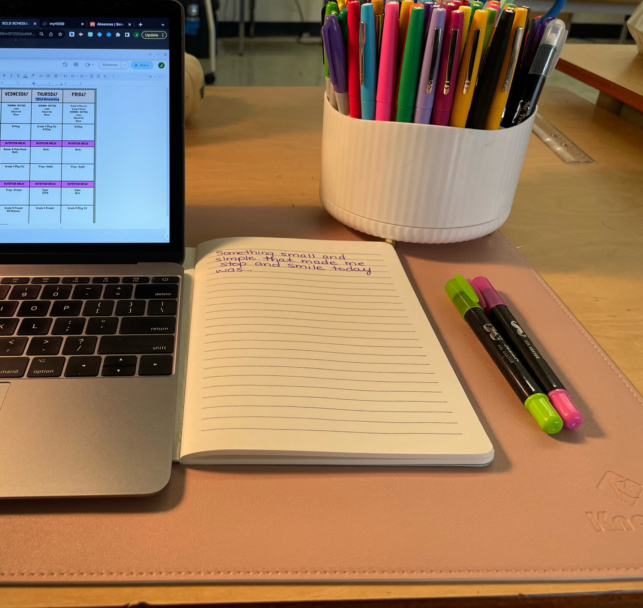 Teacher desk must haves 