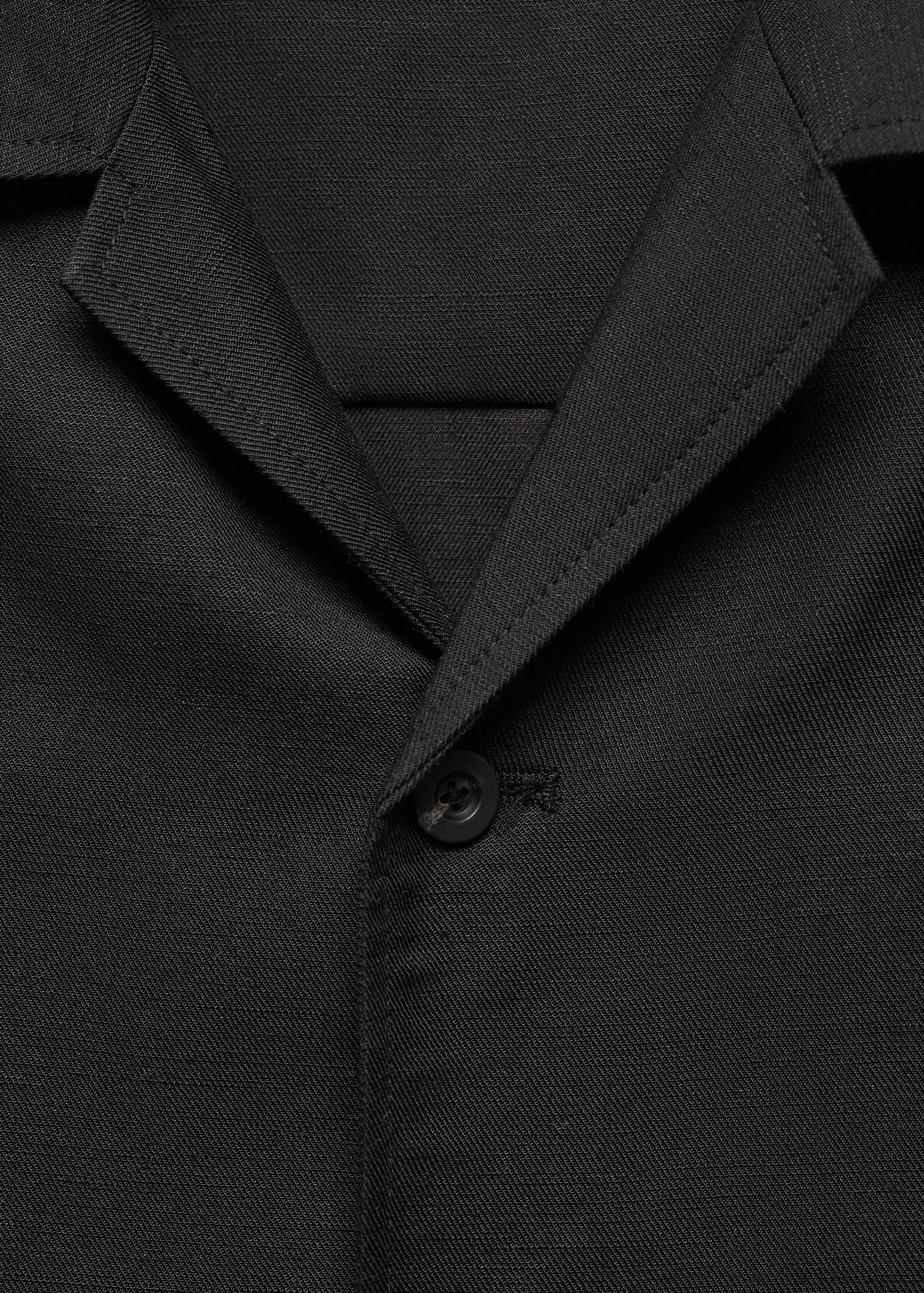 Slim-fit linen-blend overshirt | MANGO (US)