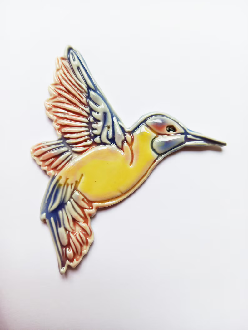 Ceramic Hummingbird Tile Fantastic for Mosaics and Other Craft Projects - Etsy | Etsy (US)