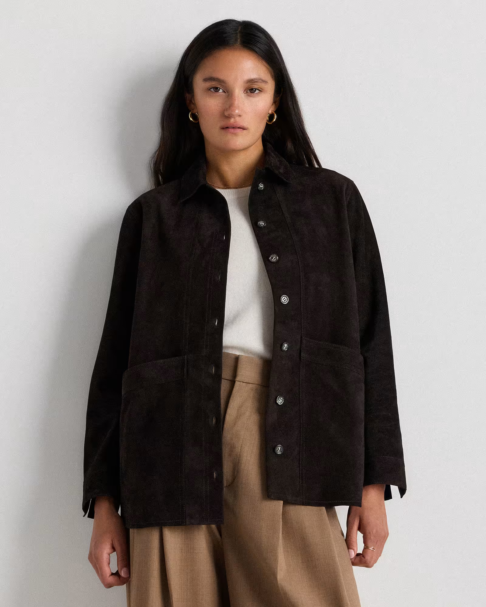 100% Suede Chore Jacket | Quince