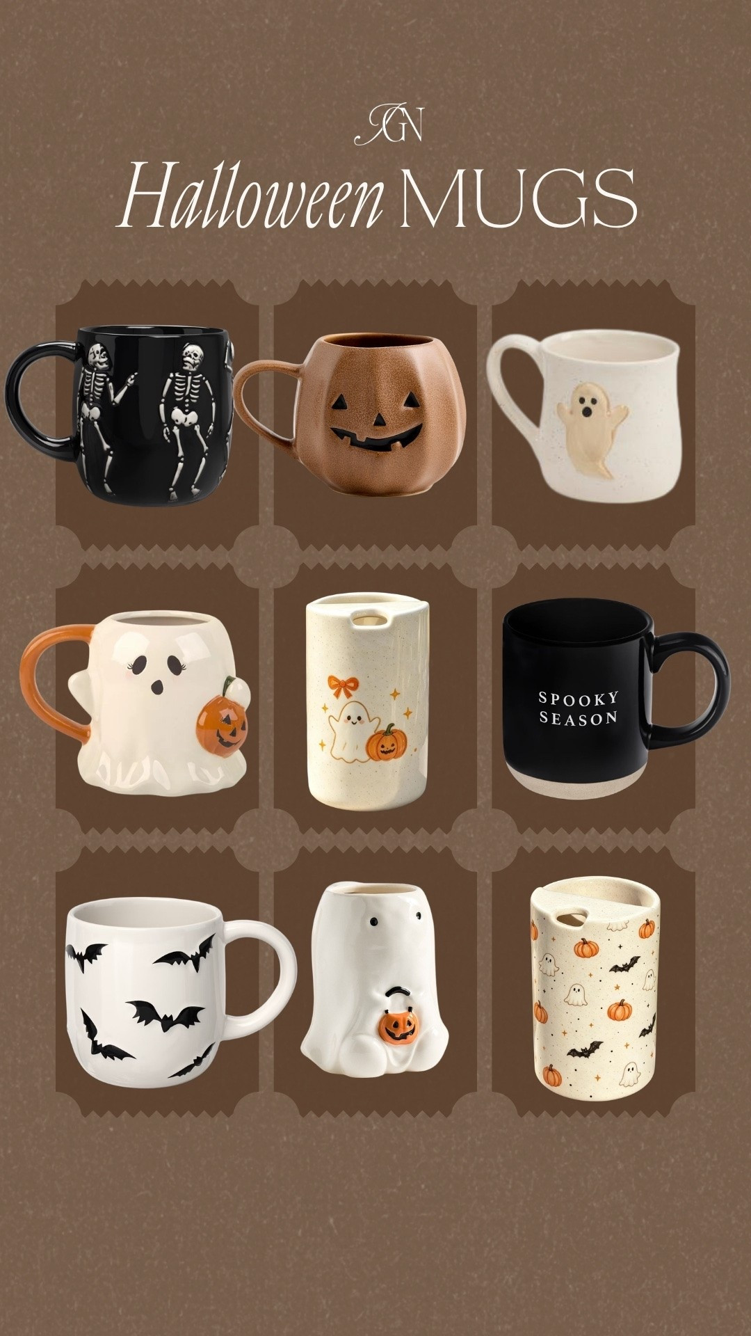 Halloween mugs for spooky season 🎃 👻 

#halloween #halloweenmugs #fall #fallmugs #pumpkinmug #ghostmug #mugs #coffee #coffeebar #fallgifts #target #crateandbarrel #etsy #potterybarn

#LTKSeasonal #LTKHome #LTKmorningroutine