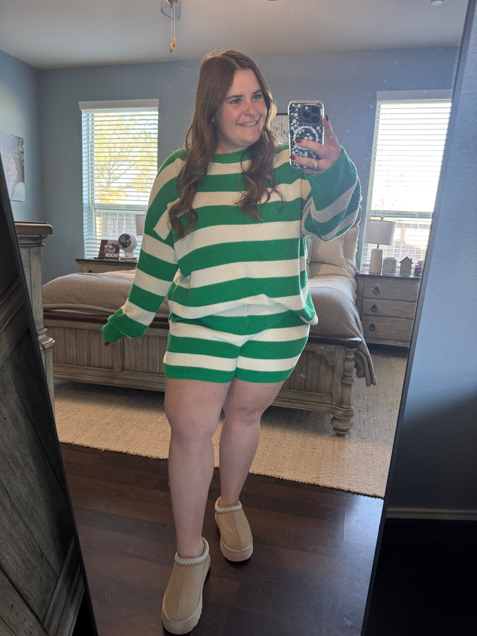 Wearing an XL in this Walmart set. I’m a size 16 and 5’1. They have so many other color options too! Also love these comfy Amazon platform slippers. 

#LTKPlusSize #LTKootd #LTKPetite
