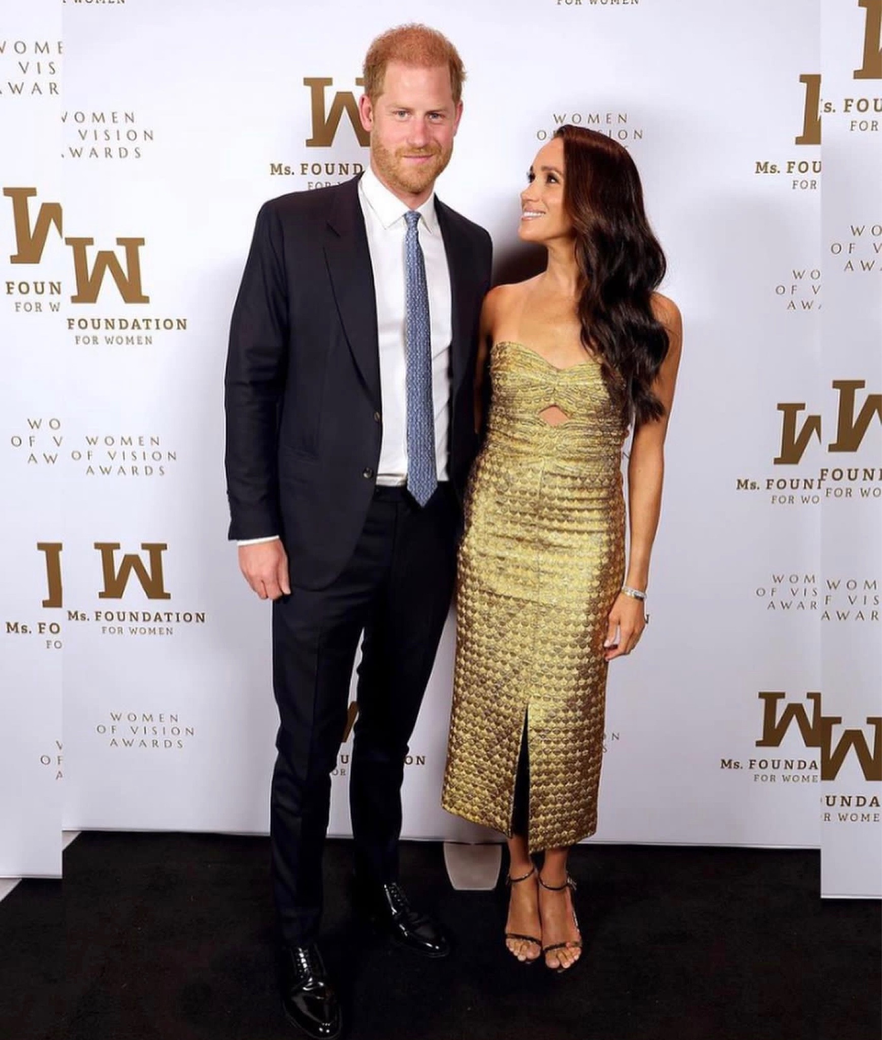 Meghan Markle in a gorgeous Johanna Oritz gold midi dress. Dress is sold out, but linked similar options 

#LTKSeasonal #LTKstyletip #LTKFind