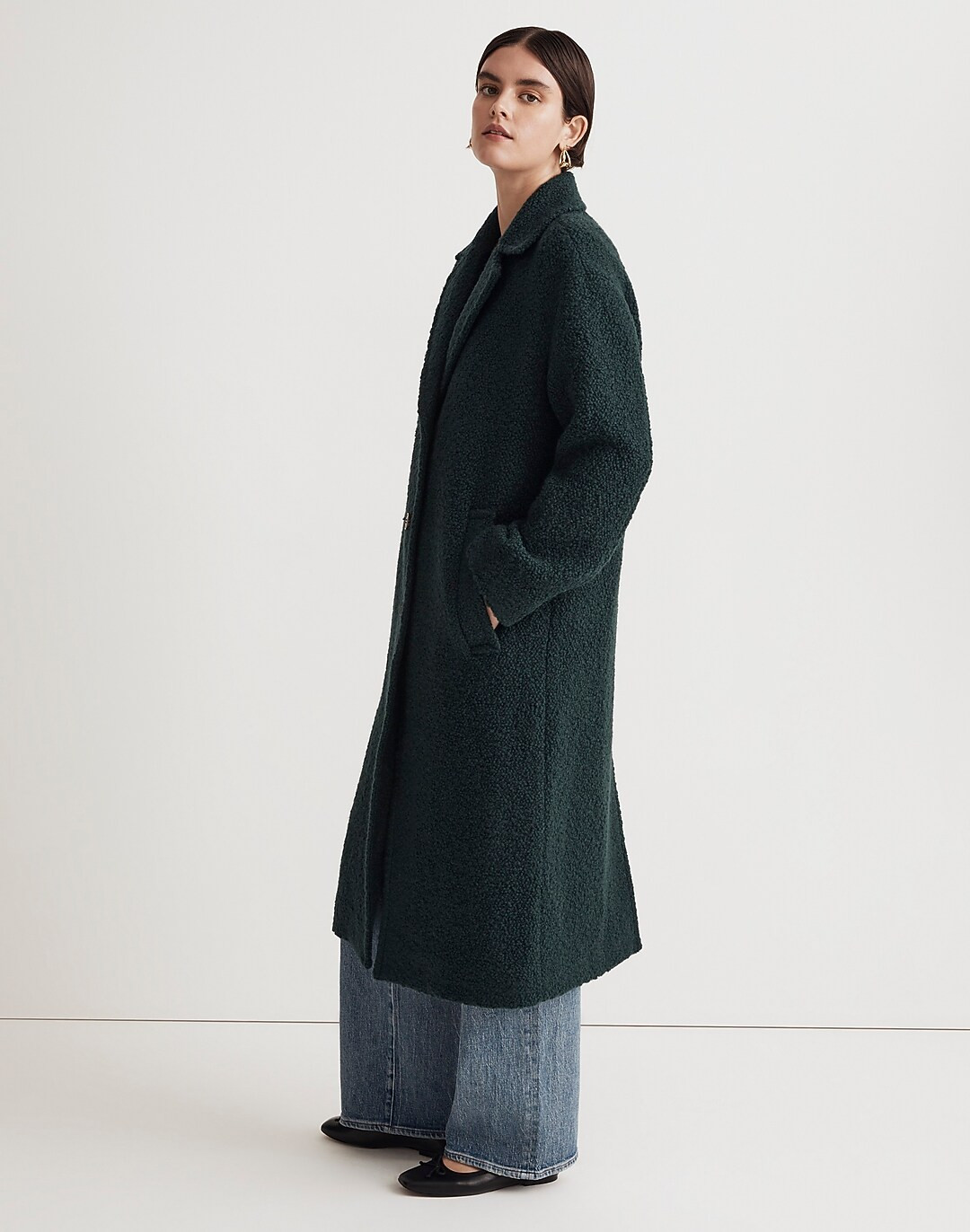 The Alonzo Coat in Bouclé | Madewell