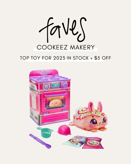 the Cookeez Makery is a top toy for 2023 & actually in stock AND on sale $5 off. I ordered one for my 6 year old daughter for Christmas!  

#LTKHoliday #LTKkids #LTKGiftGuide