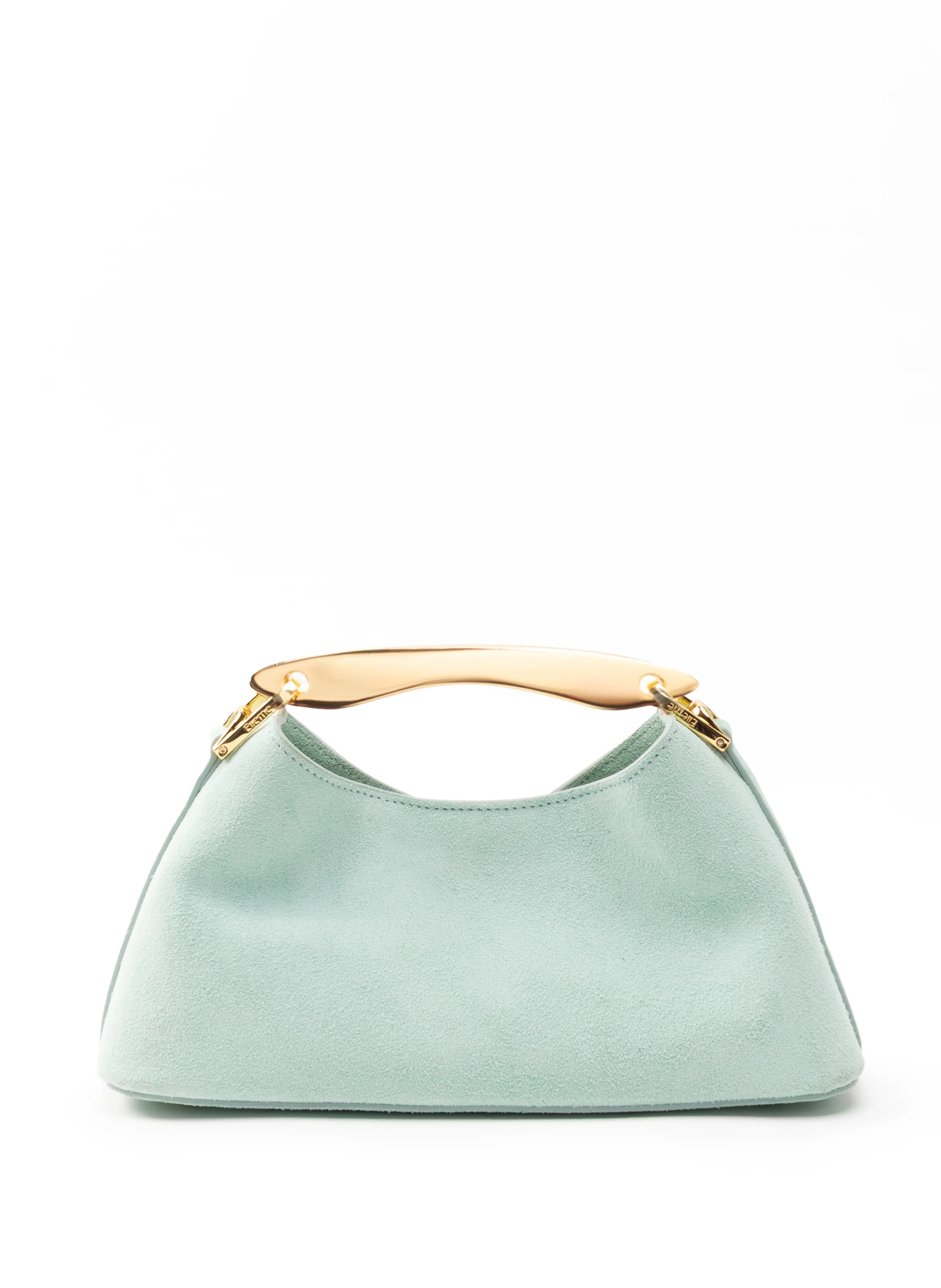 Mini Boomerang Suede Turquoise - Micro Bags for Women - Elleme | Elleme