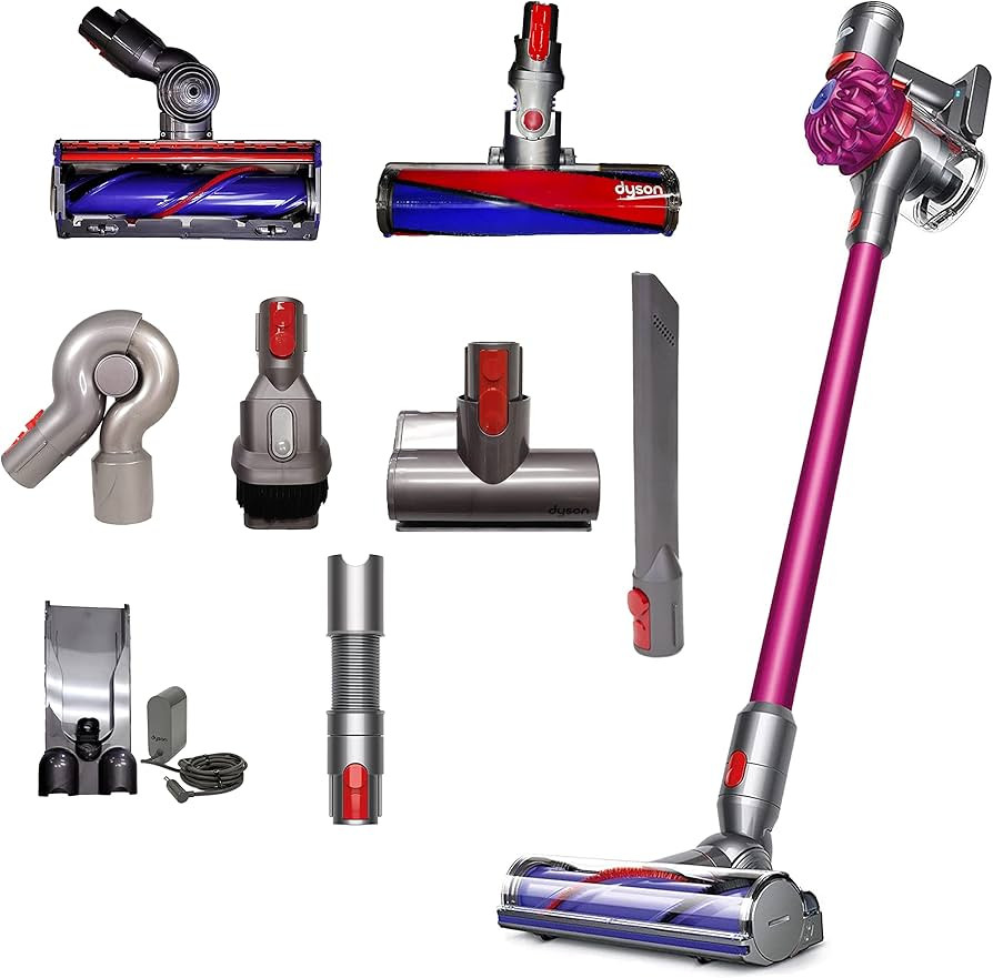 Dyson V7 Motorhead Cordless Vacuum, Fuchsia (Renewed) | Amazon (US)