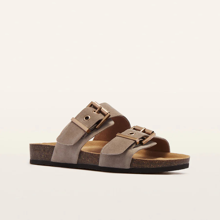 Tommy Mushroom Suede Slides | FRANKIE4 | FRANKIE4