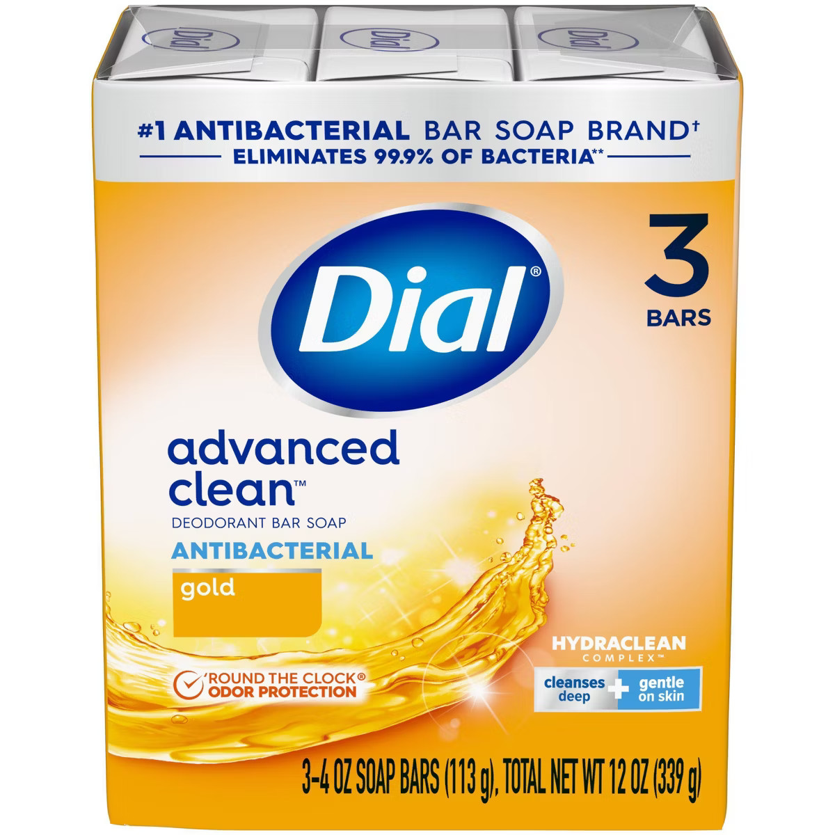 Dial Antibacterial Deodorant Gold Bar Soap | Target
