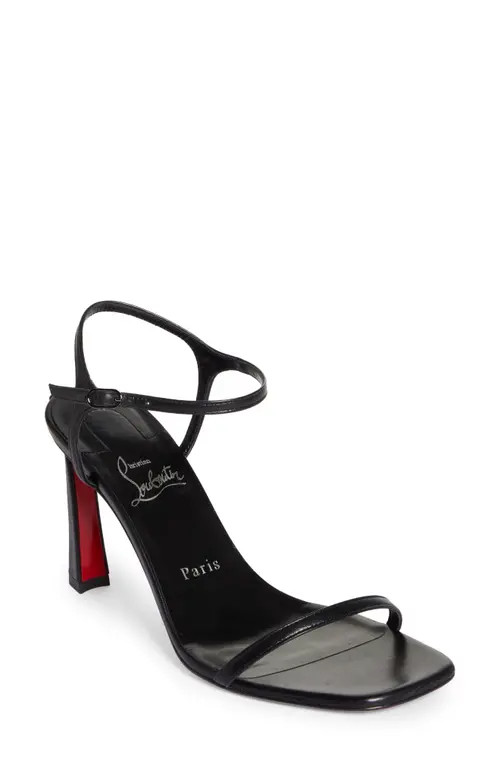 Christian Louboutin Condora Sandal in Black/Lin Black at Nordstrom, Size 9Us | Nordstrom