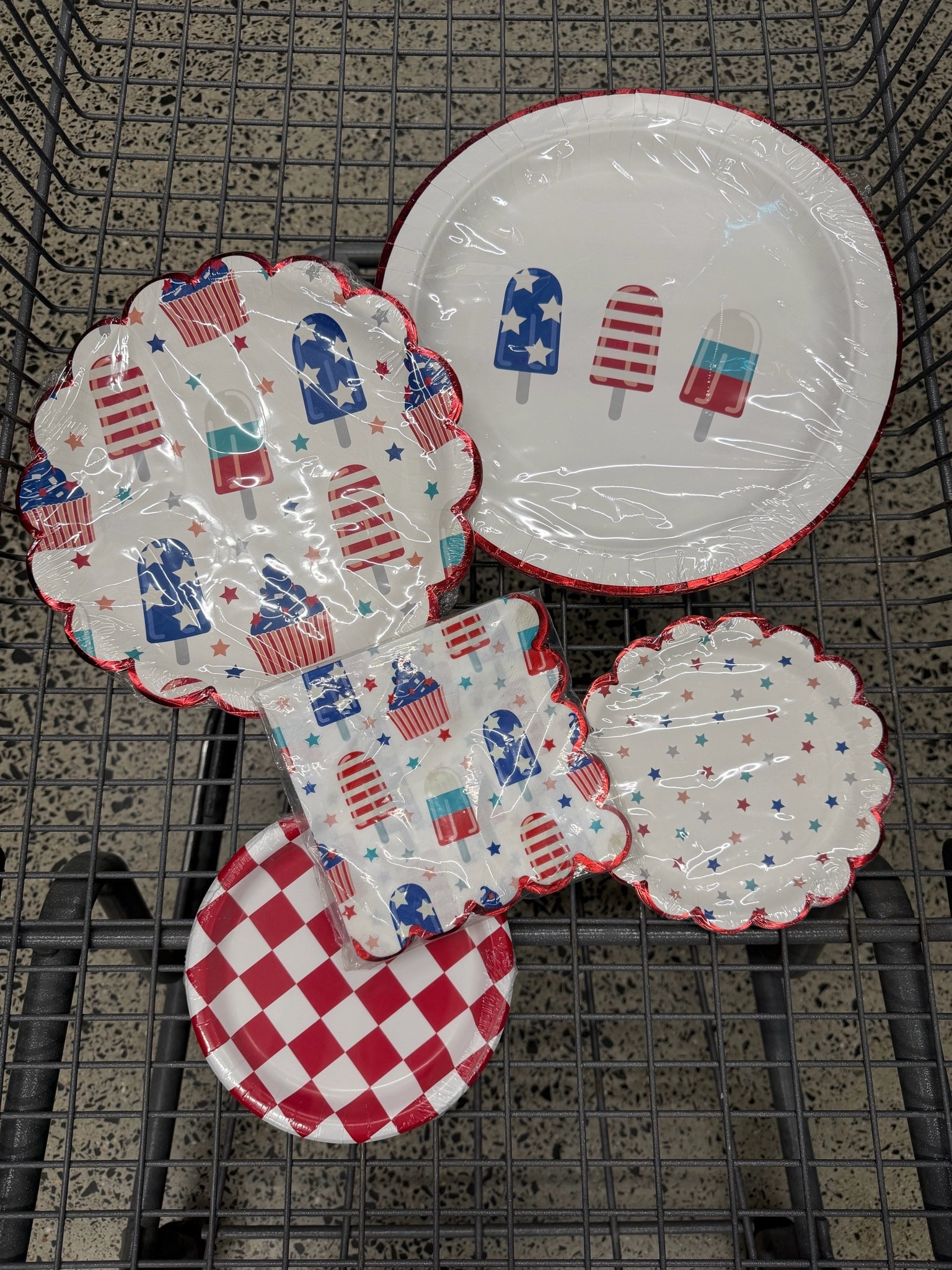 4th of July paper plates and napkins for your get together! At Walmart. #entertaining outdoor picnic bbq party supplies dinnerware tablescape red white blue patriotic

#LTKHome