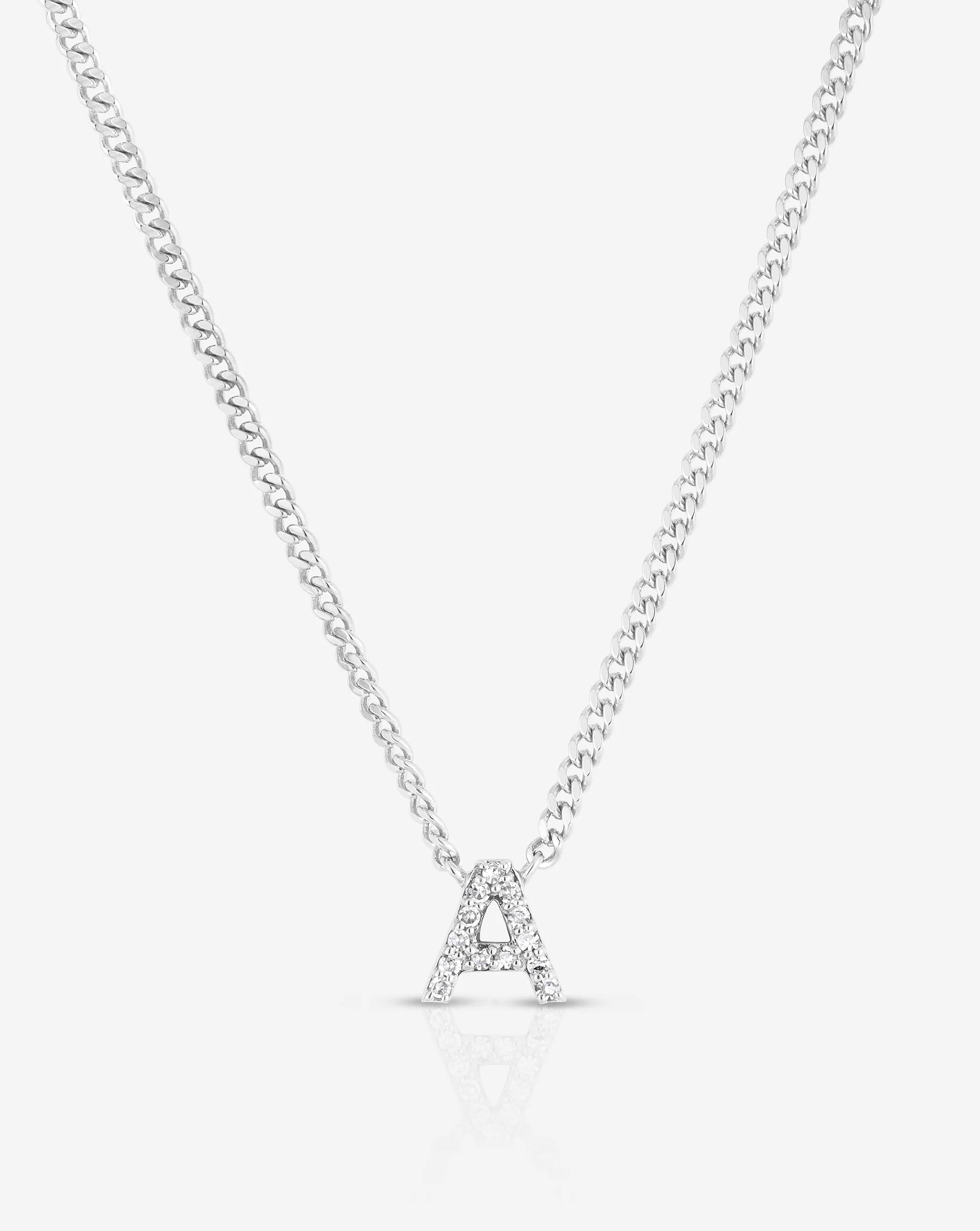 Diamond Initial Necklace | Ring Concierge