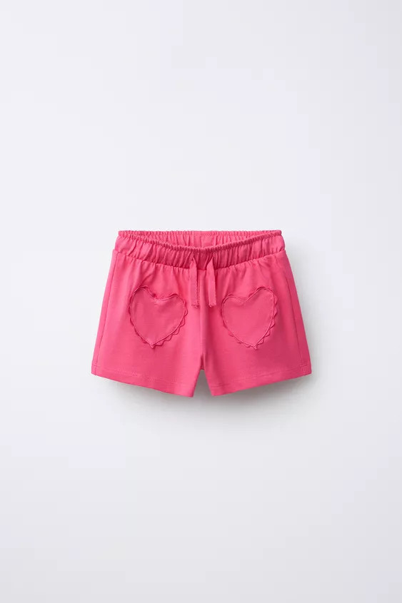 WAVY HEART SHORTS | Zara US