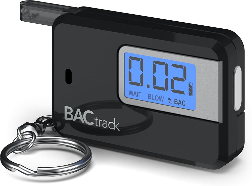 BACtrack Go Keychain Breathalyzer (Black) | Ultra-Portable Pocket Keyring Alcohol Tester for Pers... | Amazon (US)