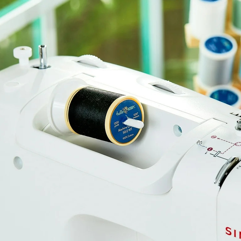 Hello Hobby Black 100% Pima Cotton Quilting Thread, 50/2 WT, 1200 Yards | Walmart (US)