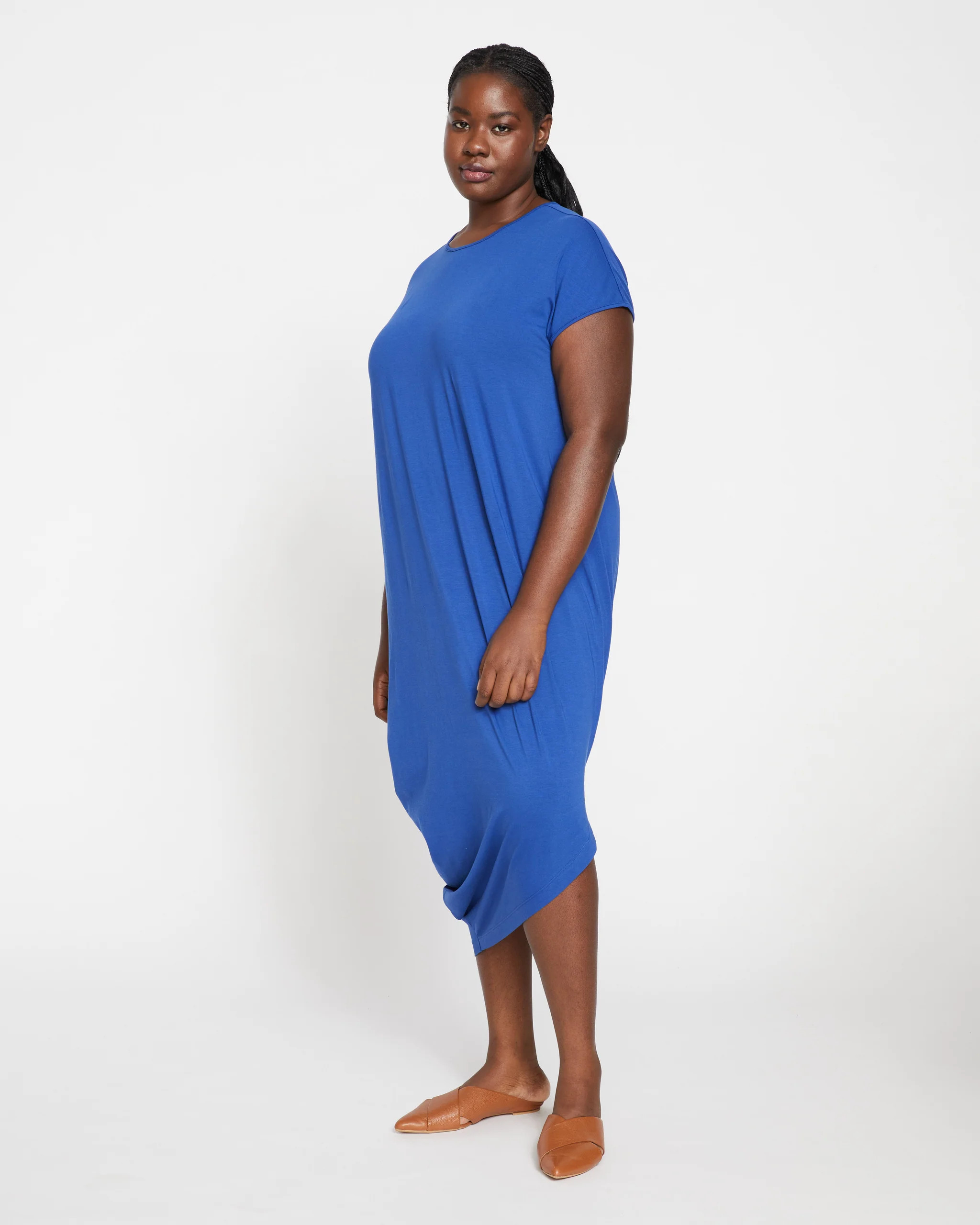 Iconic Geneva Dress - Lapis | Universal Standard