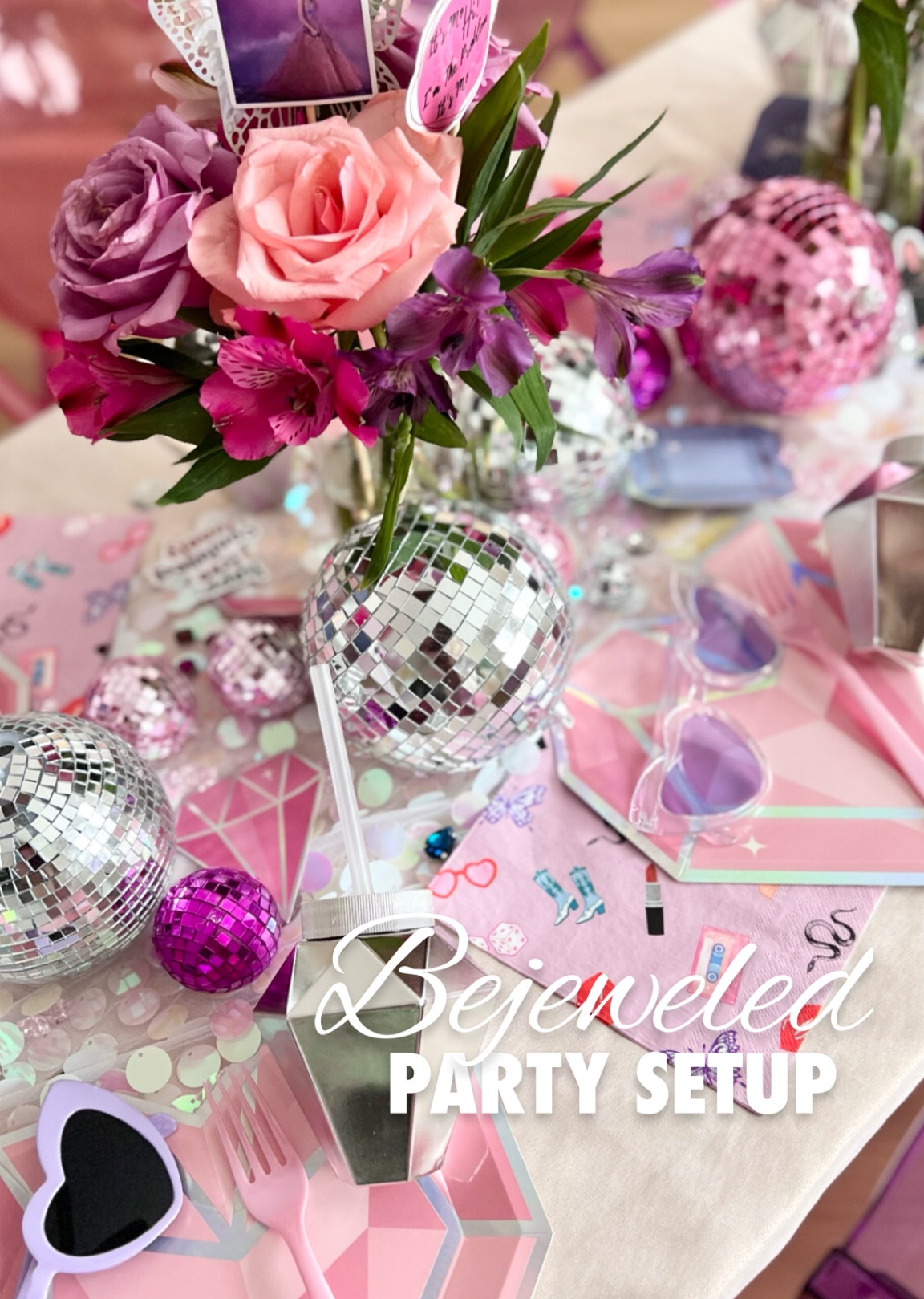 Our Taylor Swift Karaoke party supplies!!
Check my other posts for cake toppers, giant friendship bracelet, favor bag contents and more! 
🫶🏻Becca 

#LTKparties #LTKkids