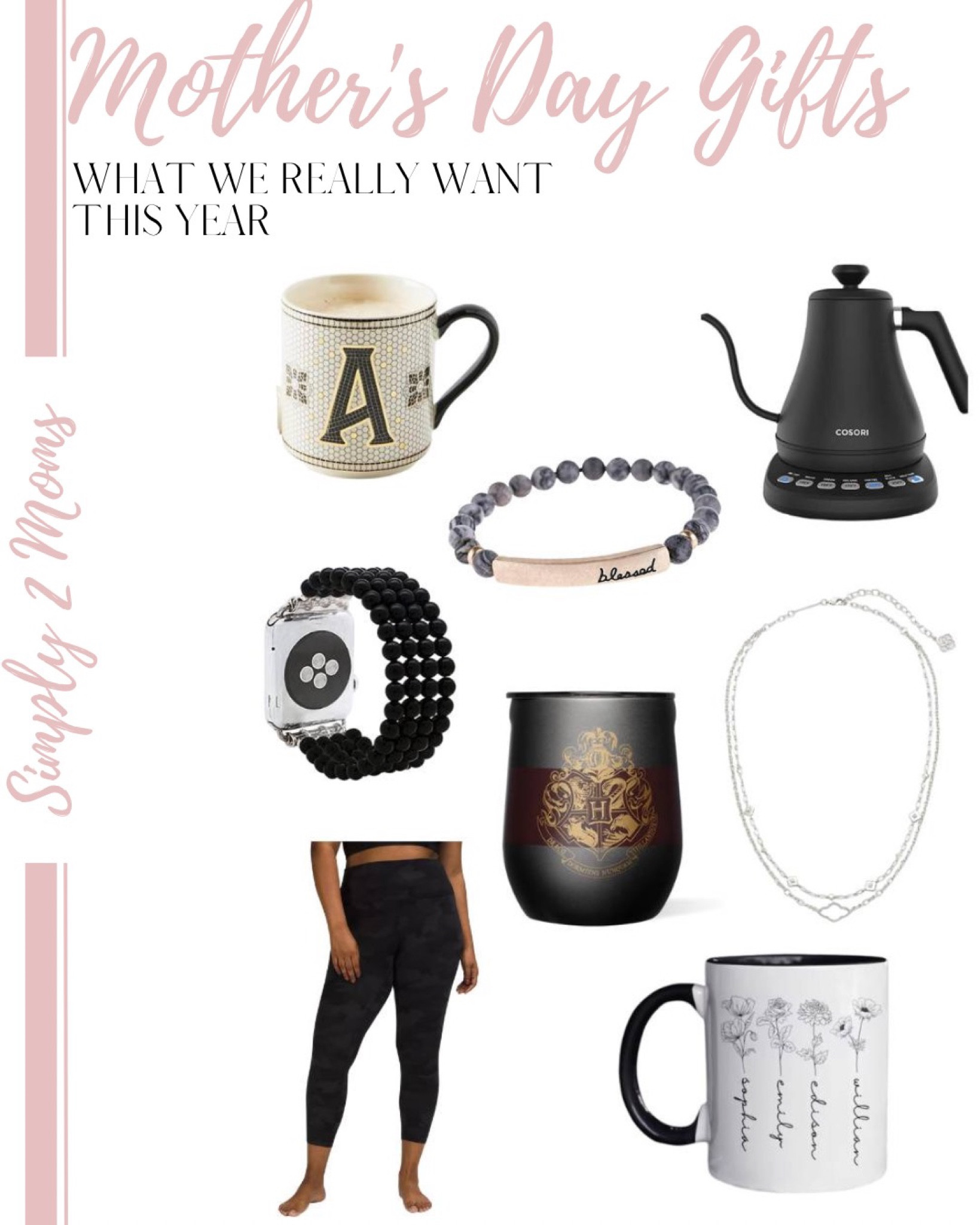 Get mom what she really wants this year! Everything from comfy leggings to mugs for her tea to an electric tea kettle to a wine tumbler. And don’t forget mom loves jewelry like a new Apple Watch band, necklace or inspirational beaded bracelet. #Mothersday2023 #giftideas

#LTKFind #LTKfamily #LTKGiftGuide