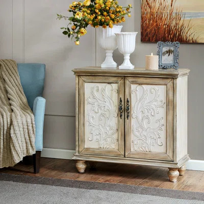 Accent Cabinet, 2-Door Cabinet For Living Room, Bedroom And Kitchen, Accent Storage Cabinet For Indoor | Wayfair North America