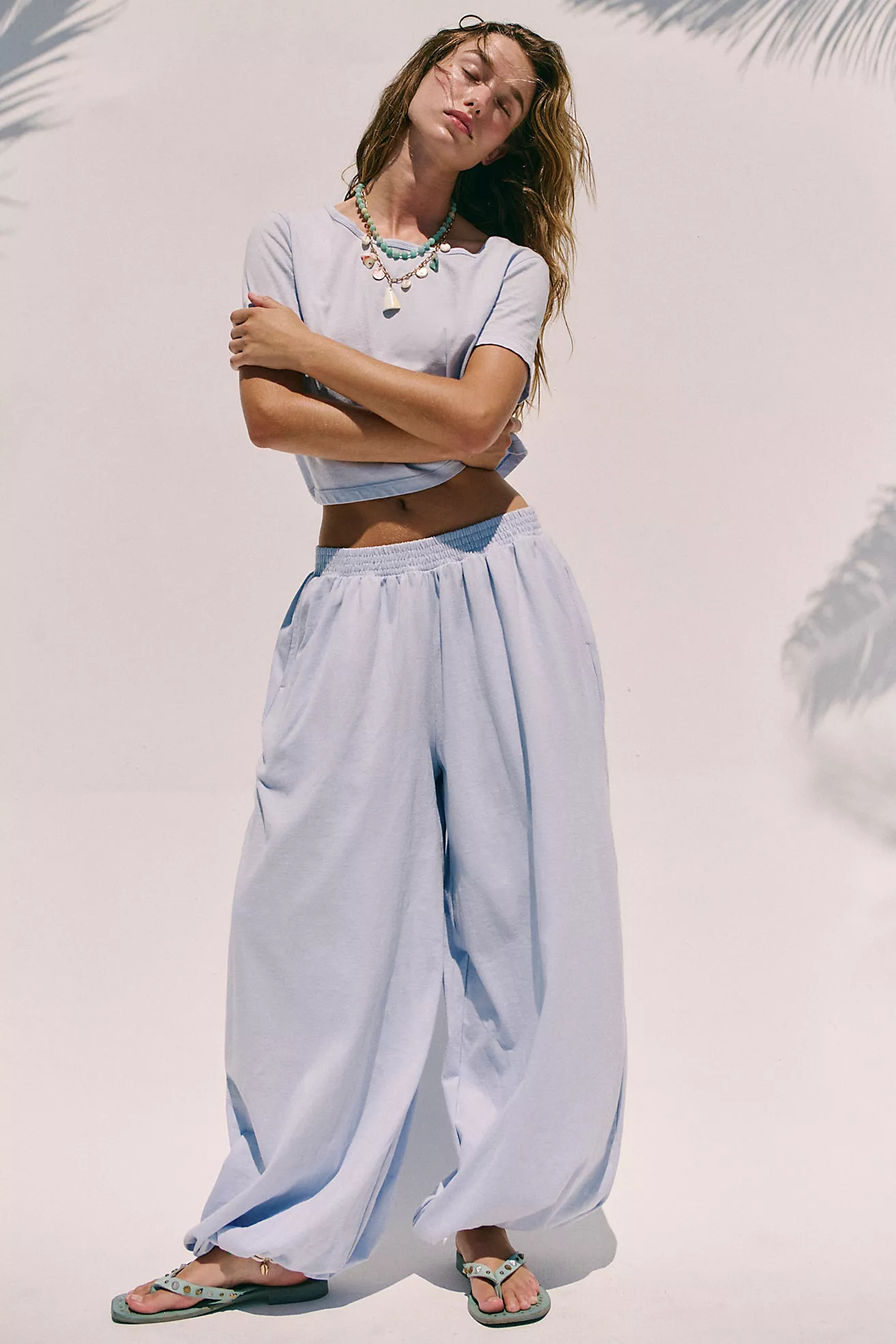 Stella Cotton-Jersey Pant Set | Free People (Global - UK&FR Excluded)