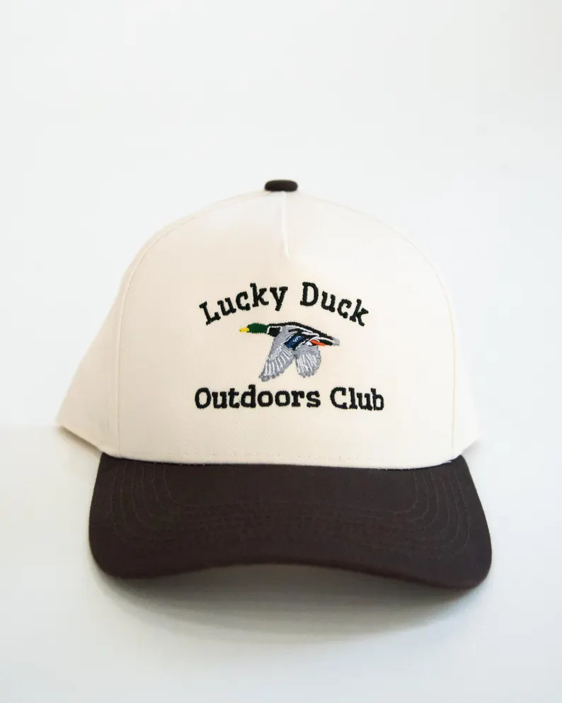 Lucky Duck Outdoors Club Trucker Hat - Etsy | Etsy (US)
