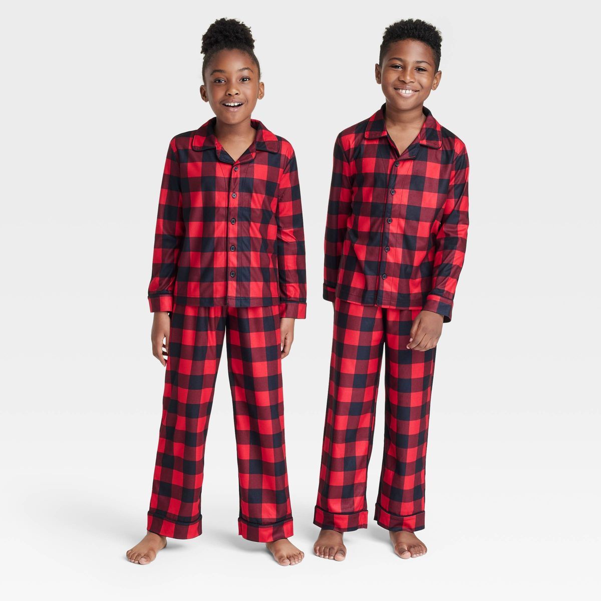 Kids' Buffalo Check Matching Family Pajama Set - Wondershop™ Red | Target