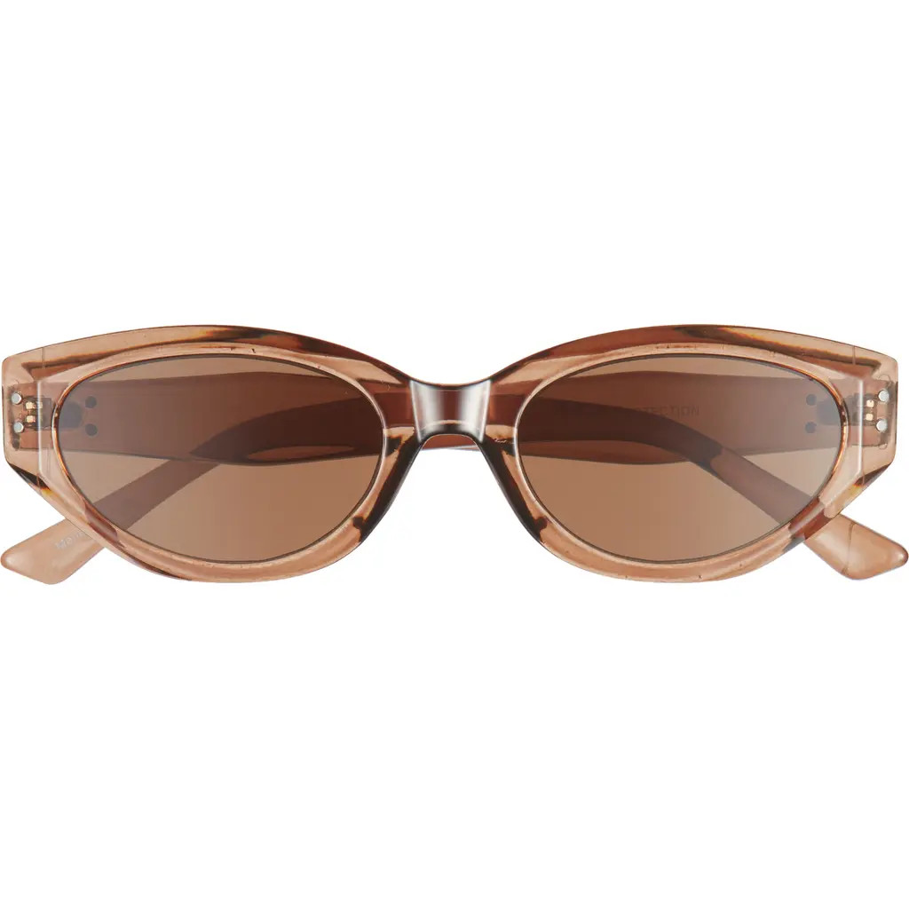 BP. 50mm Oval Sunglasses in Amber at Nordstrom | Nordstrom