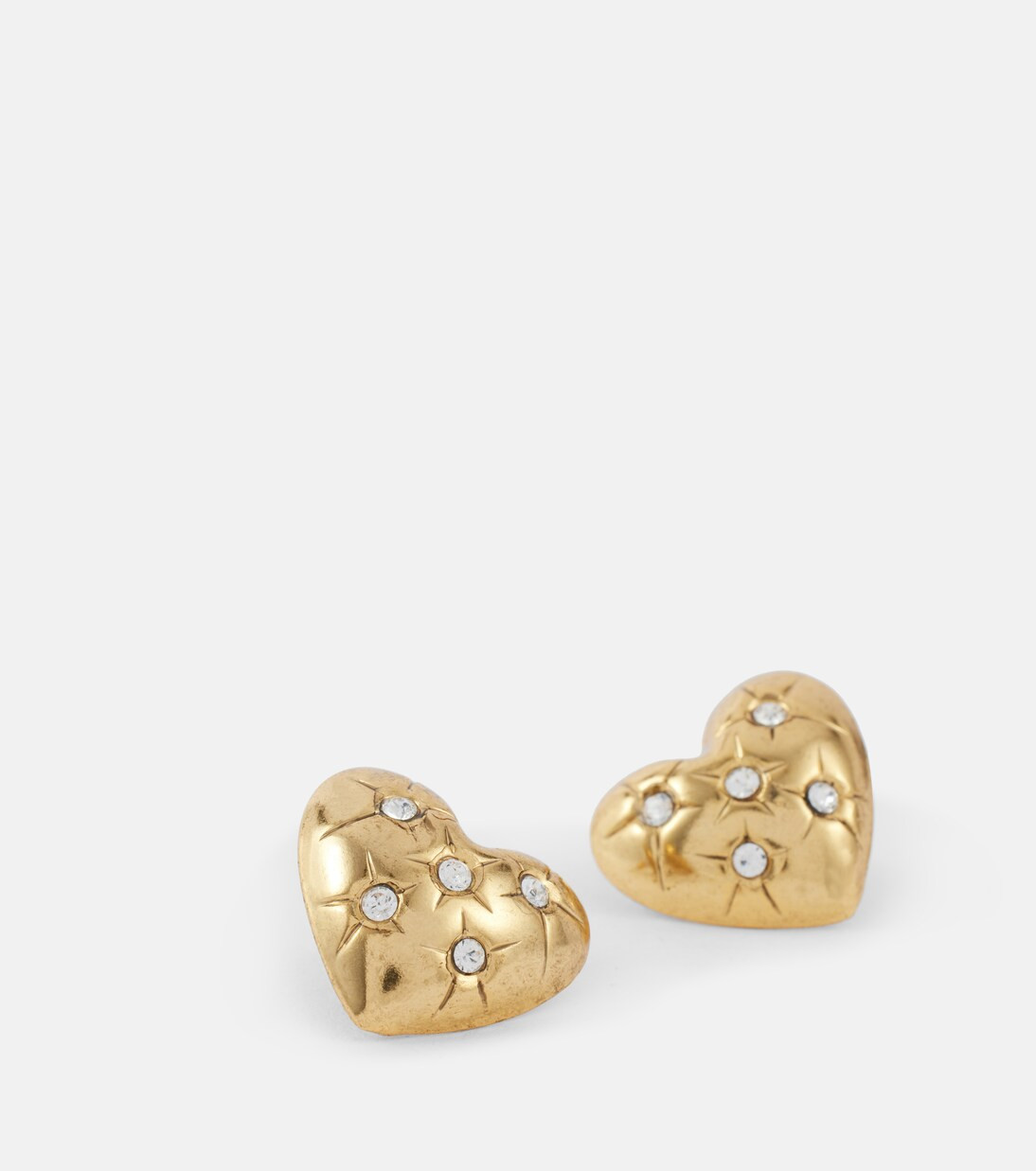 Jadon crystal-embellished heart earrings | Mytheresa (US/CA)