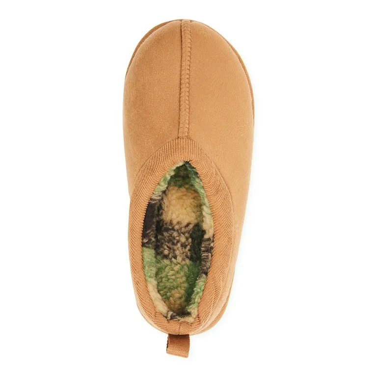 Wonder Nation Kids Faux Suede Slippers, Sizes 11/12-6 | Walmart (US)