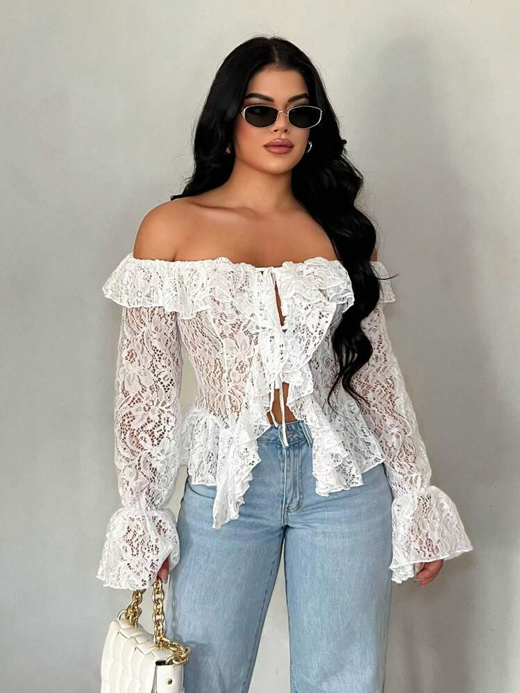 Lace top  | SHEIN