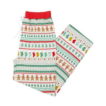Fair Isle Men's Bamboo Viscose Pajama Pants | Little Sleepies