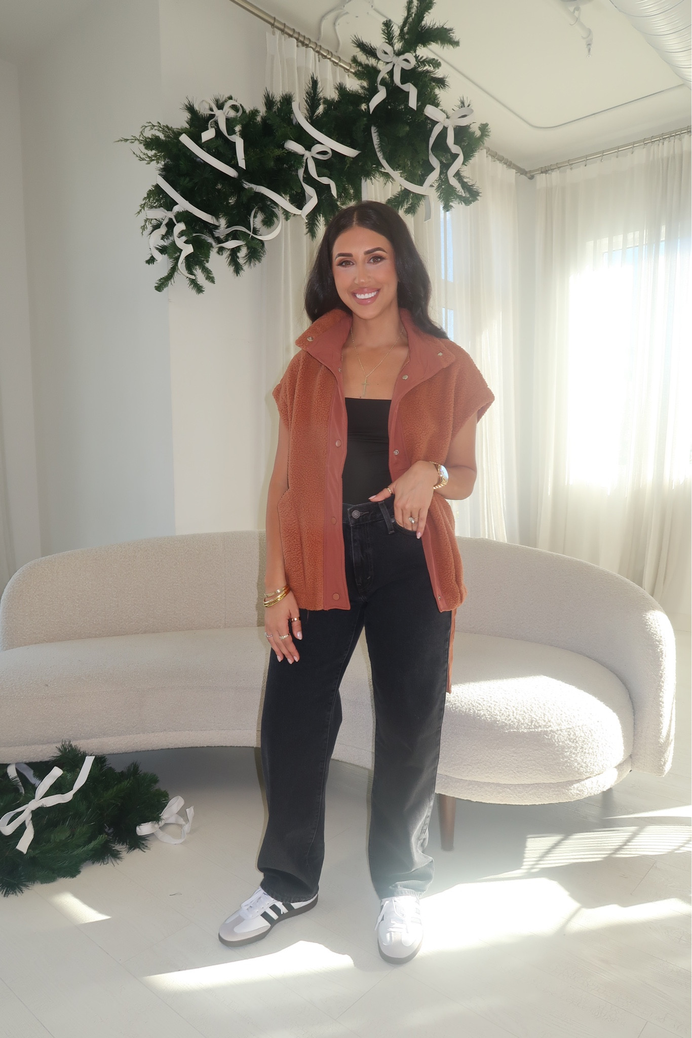 Vest: medium 

This vest looks similar to some of my fp ones! Great price plus on sale and comes in lots of colors